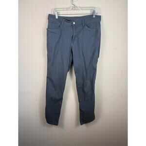 Lululemon ABC Classic Fit Trouser Smooth Twill Blue Pant Men Size 33x30